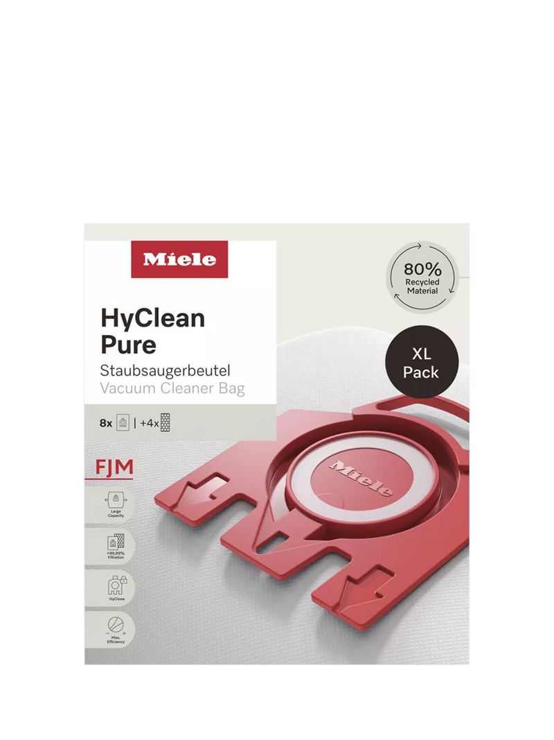 Miele Hyclean Pure FJM XL dustbags XL pack (British brand)
