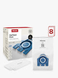 Miele HyClean vacuum dustbags XL-Pack 8 bags (British brand)