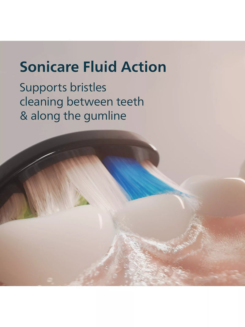 Philips Sonicare 5300 black electric toothbrush with W2 head, UK version