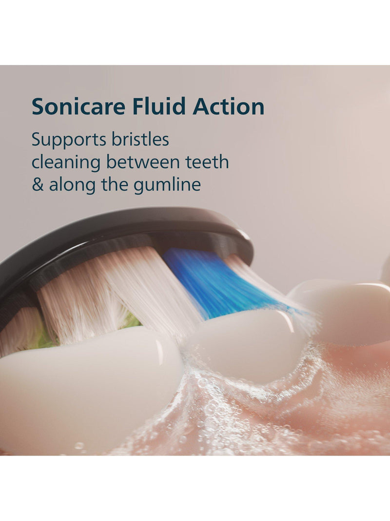 Philips Sonicare 5300 black electric toothbrush with W2 head, UK version