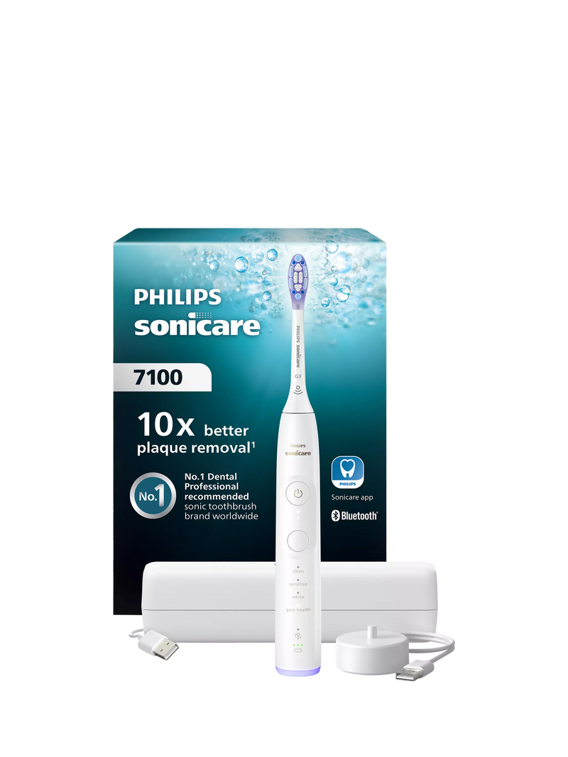 Philips Sonicare 7100 electric toothbrush white (British brand)