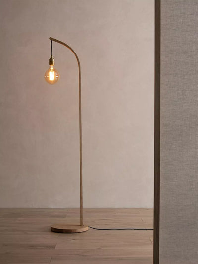 John Lewis Tom Raffield Mooring Floor Light, Oak- Buy online at McGrocer