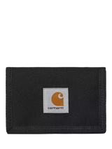 John Lewis Carhartt WIP Alec Recycled Fabric Wallet, Black- Buy online at McGrocer