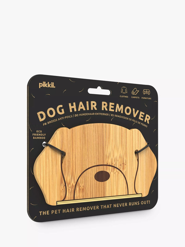 Bamboo and Metal Dog Hair Remover for Multi-Surface Cleaning