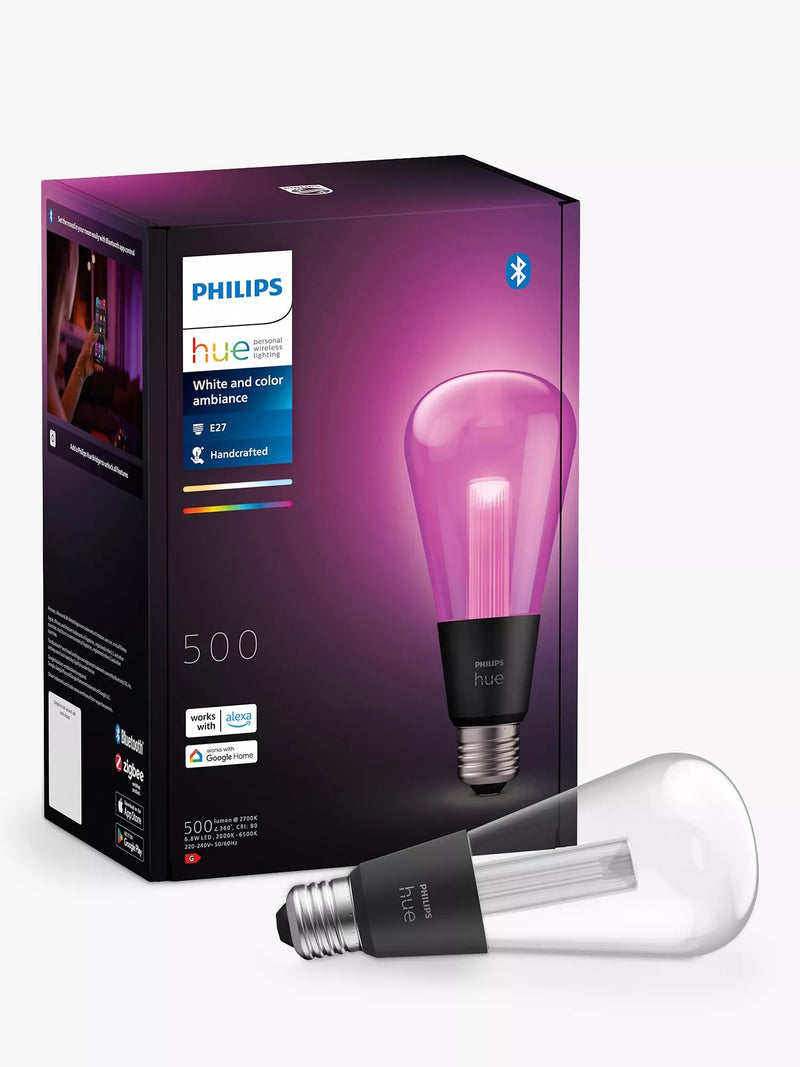 Philips Hue colour changing E27 LED bulb 6.8W, UK version