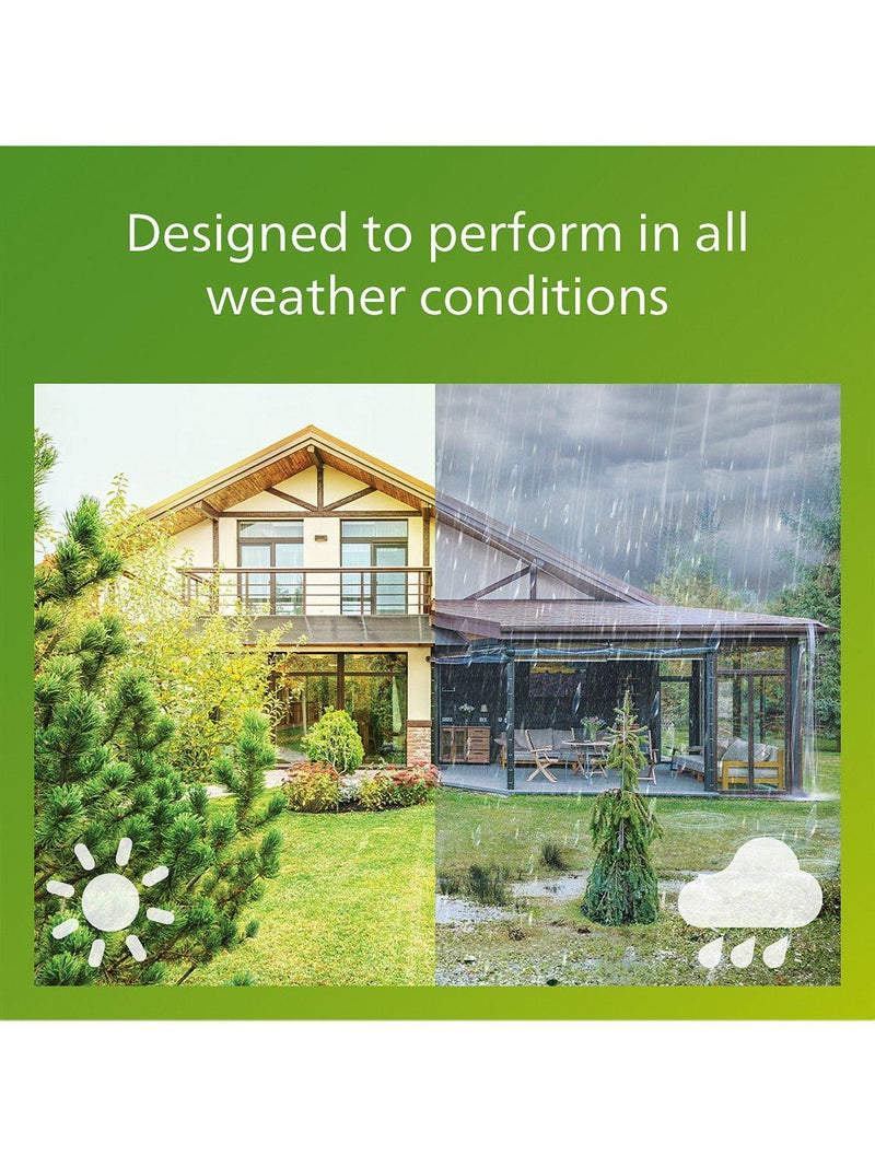 Philips Caper LED outdoor spotlight with IP44 protection, UK version