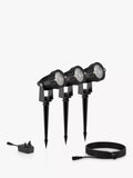 Philips Caper LED outdoor spotlight set of 3 (British brand)