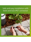 Philips Caper LED outdoor spotlight set of 3 (British brand)
