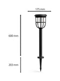 Philips solar powered motion sensor outdoor light, UK version
