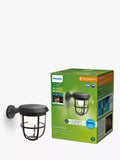 Philips solar wall light with motion sensor, imported from the UK