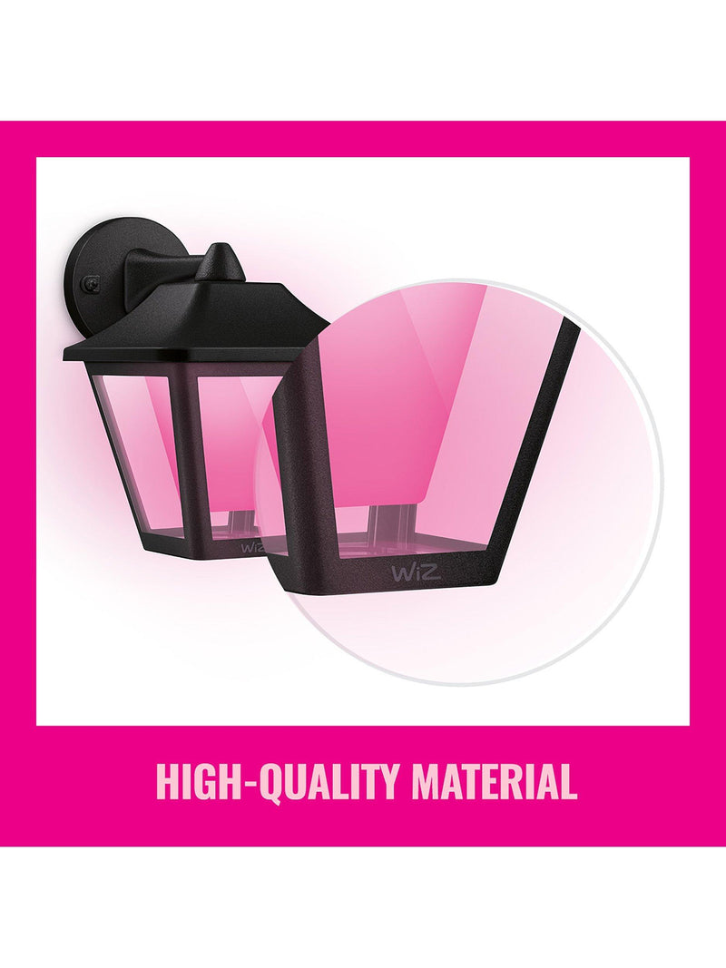 WiZ Smart LED Outdoor Wall Lamp 600 lumen - British product