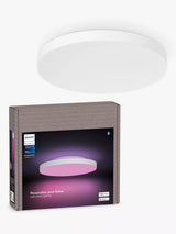 John Lewis Philips Hue Datura Smart White & Colour Ambiance Ceiling Light Panel 38cm- Buy online at McGrocer