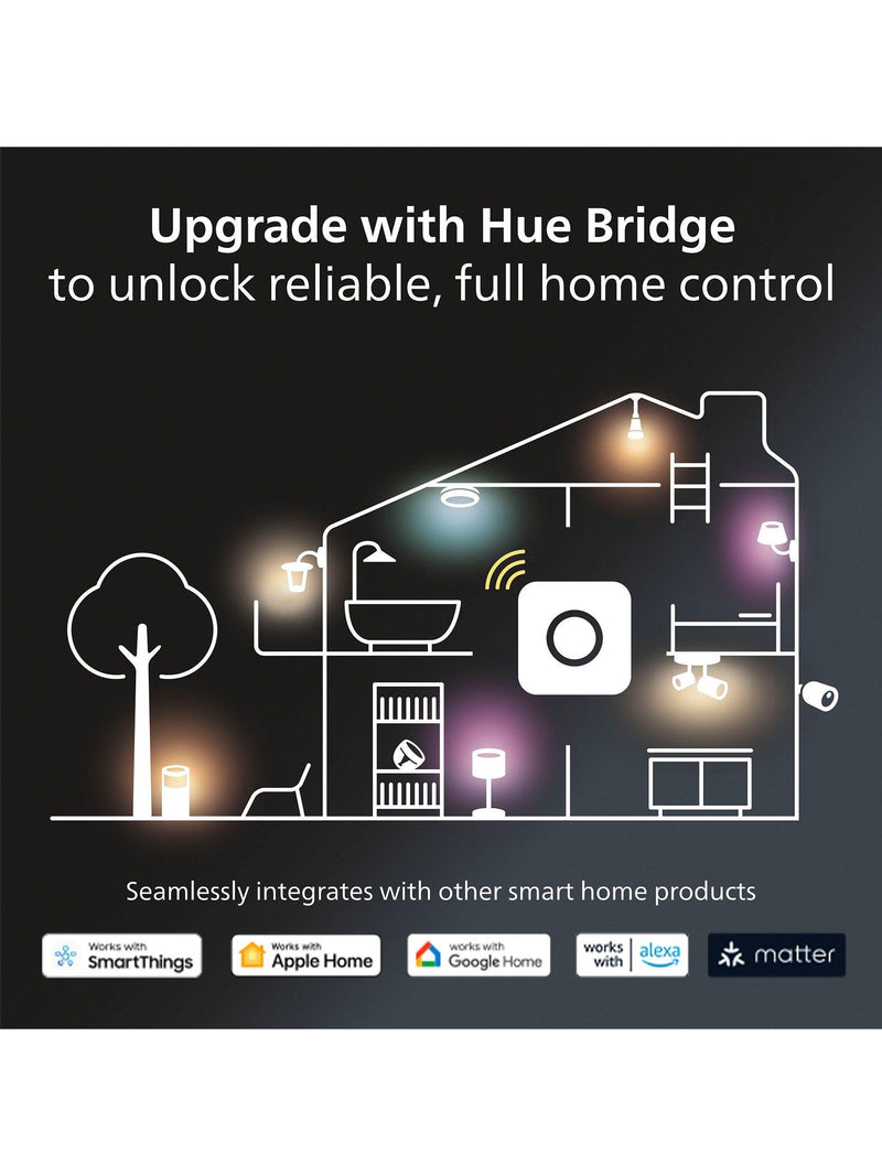 Philips Hue smart ceiling light white colour ambiance 38cm, UK version