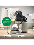 Bosch Series 6 stand mixer black 5.5 litre - British product