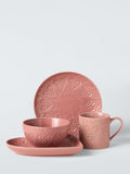 John Lewis Side Plate Embossed Heart 20cm, UK version