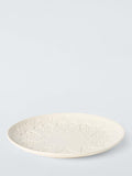 John Lewis stoneware side plate heart embossed 20.5cm, UK version
