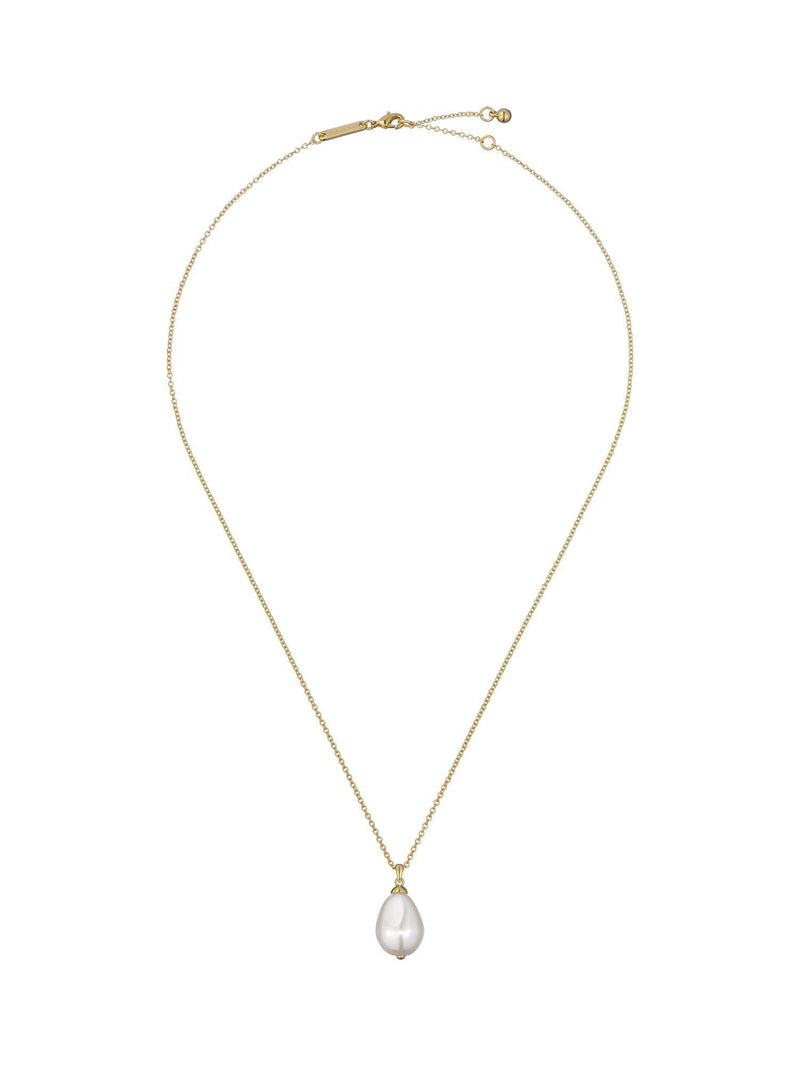 Ted Baker faux pearl pendant necklace gold, imported from the UK