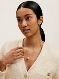 Ted Baker faux pearl pendant necklace gold, imported from the UK