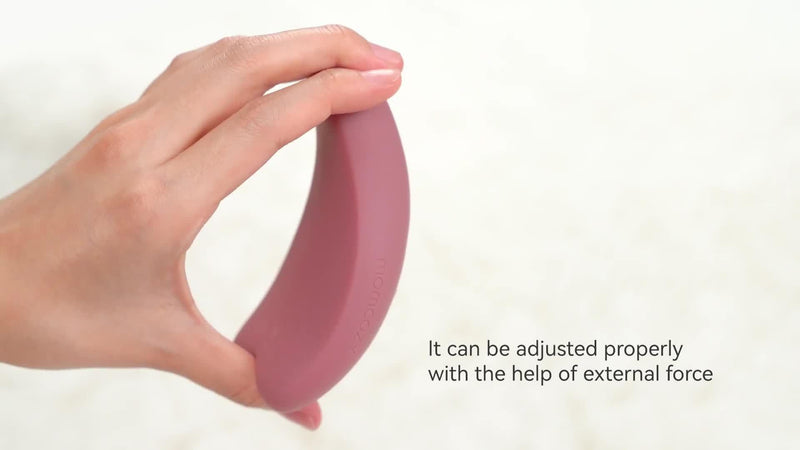 Momcozy warming lactation massager with vibration and heat settings, single unit, imported from the UK