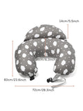 Momcozy adjustable nursing pillow with cotton cover, imported from the UK