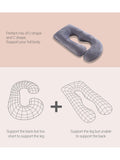 Momcozy U-shaped maternity body pillow, imported from the UK