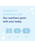 MAM glow in the dark soother pack of 2 (British brand)