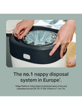 Tommee Tippee Twist & Click nappy bin starter set with refills, UK version