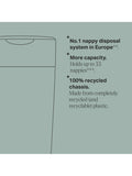 Tommee Tippee Twist & Click nappy bin starter set with refills, UK version