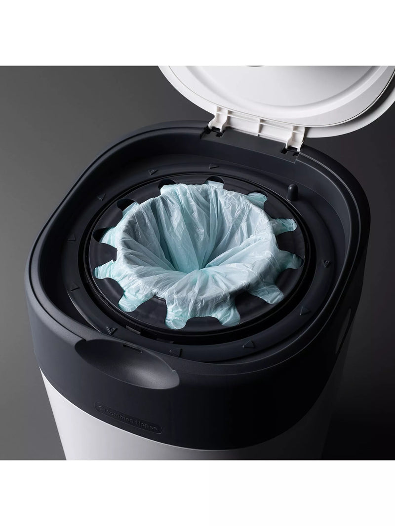 Tommee Tippee Twist & Click nappy bin starter set with refills, UK version