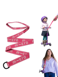 Micro Scooters Eco Pull & Carry Straps, Pink Logo