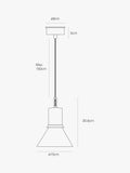 Anglepoise Type 80 ceiling light matte black - British product