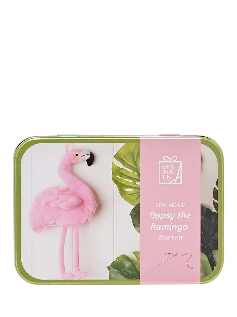 Apples to Pears Flopsy the Flamingo sewing craft kit, imported from the UK