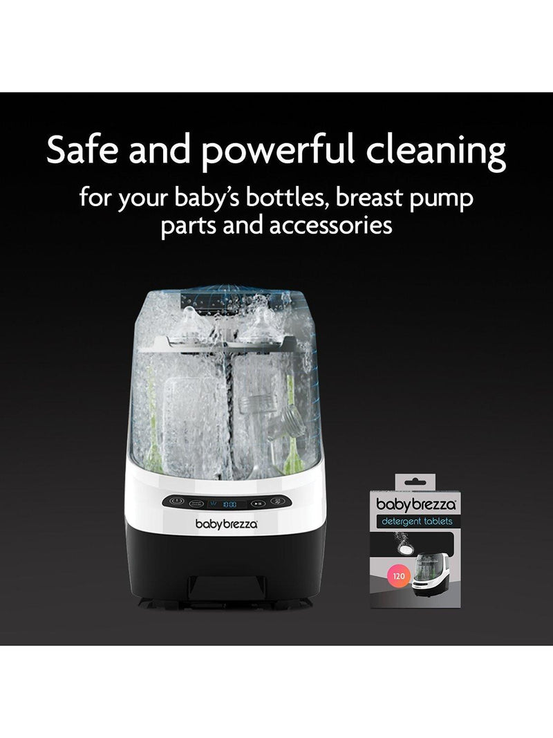 Baby Brezza fragrance-free baby bottle washer detergent tablets, pack of 120 - British product
