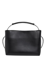John Lewis Flattered Hedda Leather Midi Cross Body Bag with Top Handle Gold Rated- Buy online at McGrocer