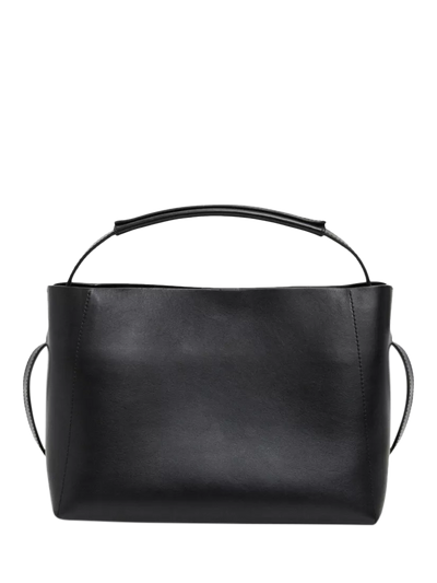 John Lewis Flattered Hedda Leather Midi Cross Body Bag with Top Handle Gold Rated- Buy online at McGrocer