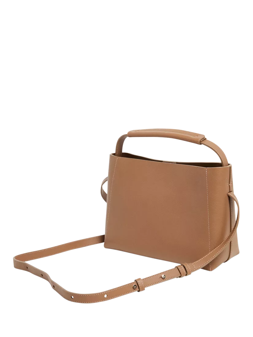 Flattered Hedda Leather Midi Cross Body Bag - McGrocer