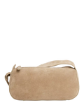 Flattered Tuna Suede Shoulder Bag, Sand - McGrocer