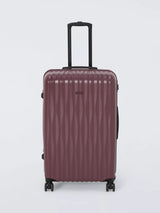 John Lewis John Lewis Rimini 79cm Large Hardside Suitcase, Burgundy- Buy online at McGrocer
