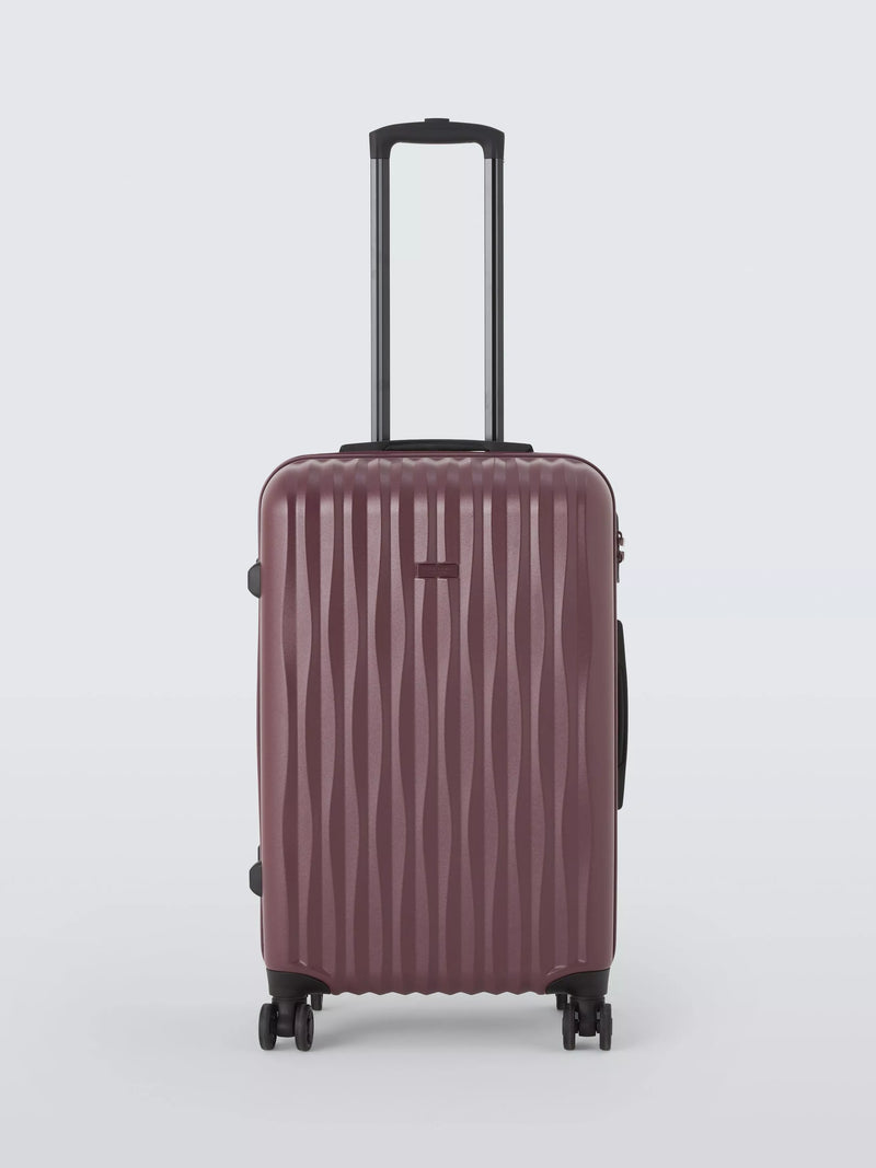John Lewis Rimini 66cm medium suitcase in burgundy (British brand)
