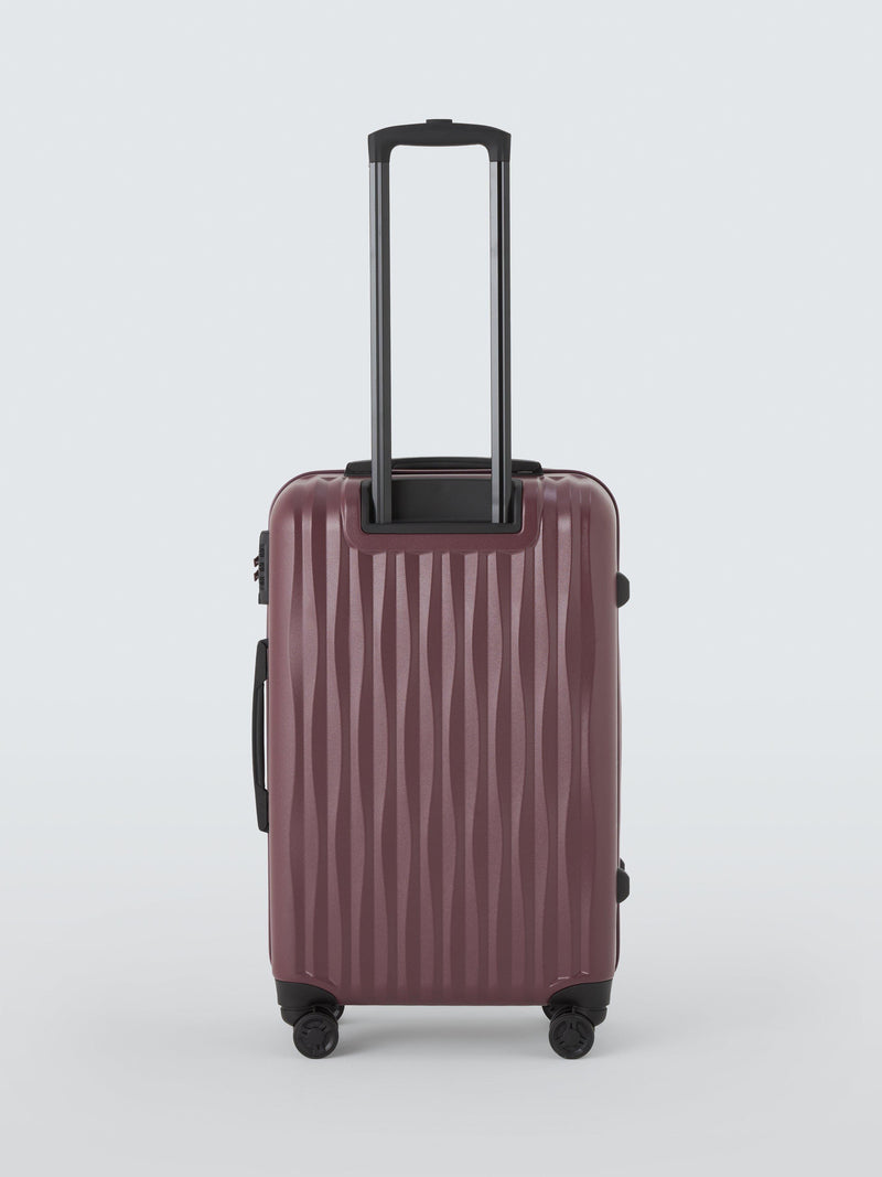 John Lewis Rimini 66cm medium suitcase in burgundy (British brand)