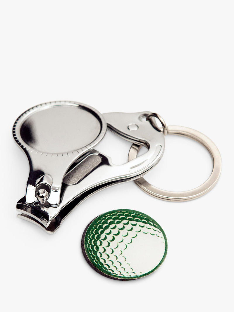 Kikkerland Golf multi-purpose nail clipper set, imported from the UK