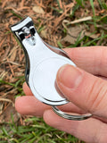 Kikkerland Golf multi-purpose nail clipper set, imported from the UK