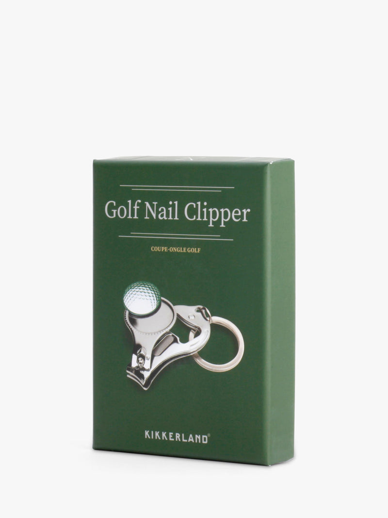 Kikkerland Golf multi-purpose nail clipper set, imported from the UK