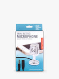 Kikkerland Mini Retro Microphone vintage audio accessory, UK version