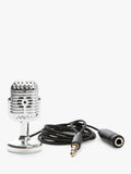 Kikkerland Mini Retro Microphone vintage audio accessory, UK version