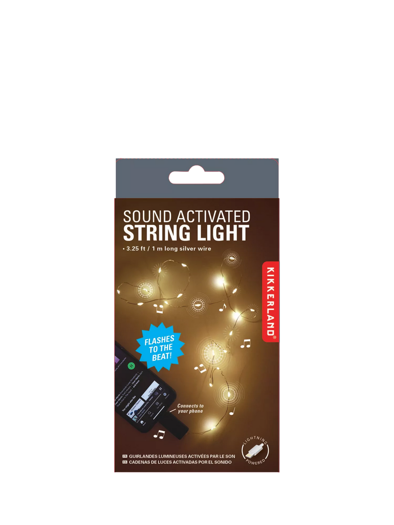 Kikkerland sound activated string light, UK version