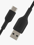 Belkin USB-C to USB-A braided cable 2m black (British brand)
