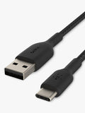 Belkin USB-C to USB-A braided cable 2m black (British brand)