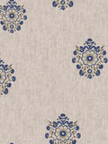 Joules Grove Motif Wallpaper Cream Blue - British product