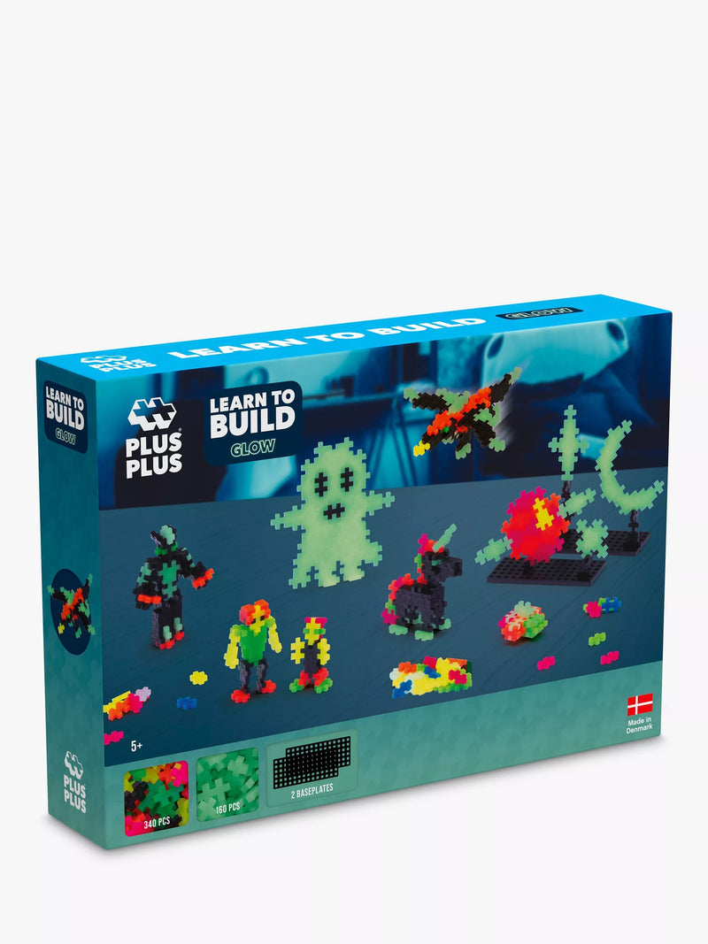 Plus-Plus glow-in-the-dark building set 500 pieces, imported from the UK